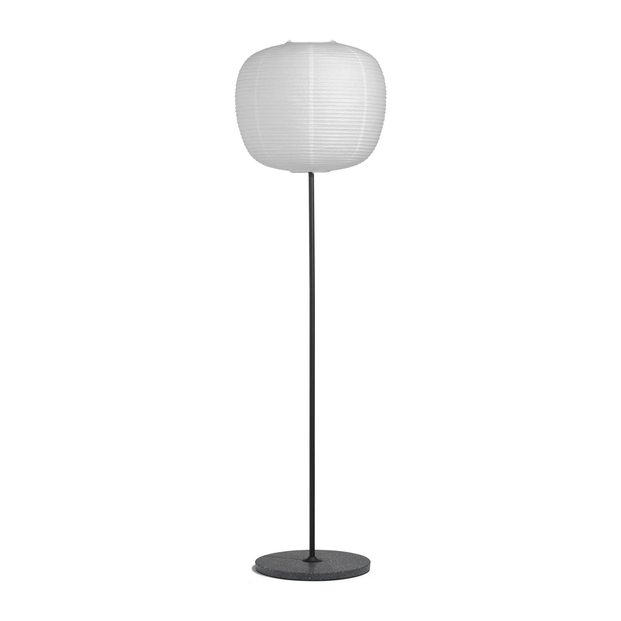 Common Peach Gulvlampe Sort & Sort Terrazzo.