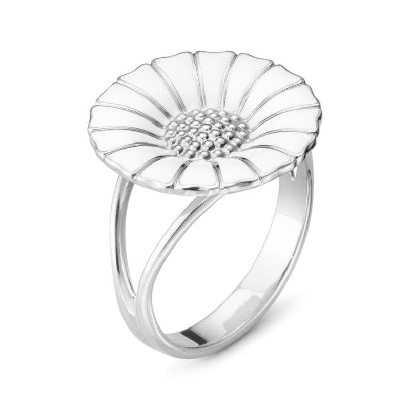 Georg Jensen Daisy stor ring i sølv - 53