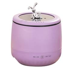 Mini Rice Cooker 1.8L Non Stick Smart Electric Rice Cooker for Grain Soup Porridge Stews beige