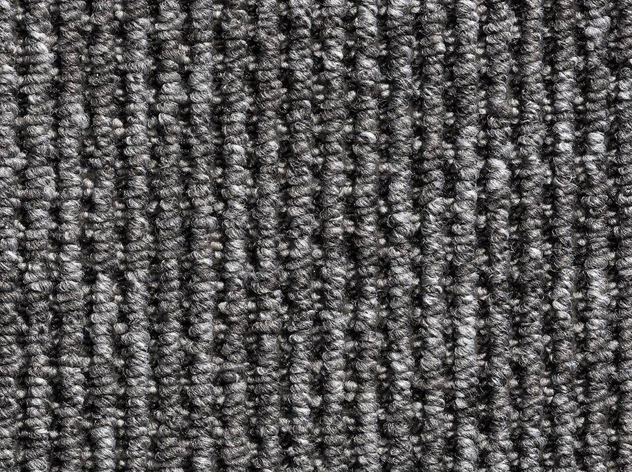 Gulvtæppe i 100% polypropylen - Manchester Antracit - 400 cm. (+/- 1 %)