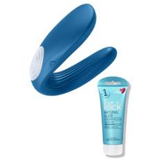 Satisfyer Partner Whale + RFSU Glidmedel