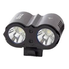 Trygg Polaris 1600L cykellykt 1600 lumen, Inkl. Hjälmfeste
