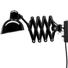 Væglampe KAISER IDELL 16 cm, sort, Fritz Hansen