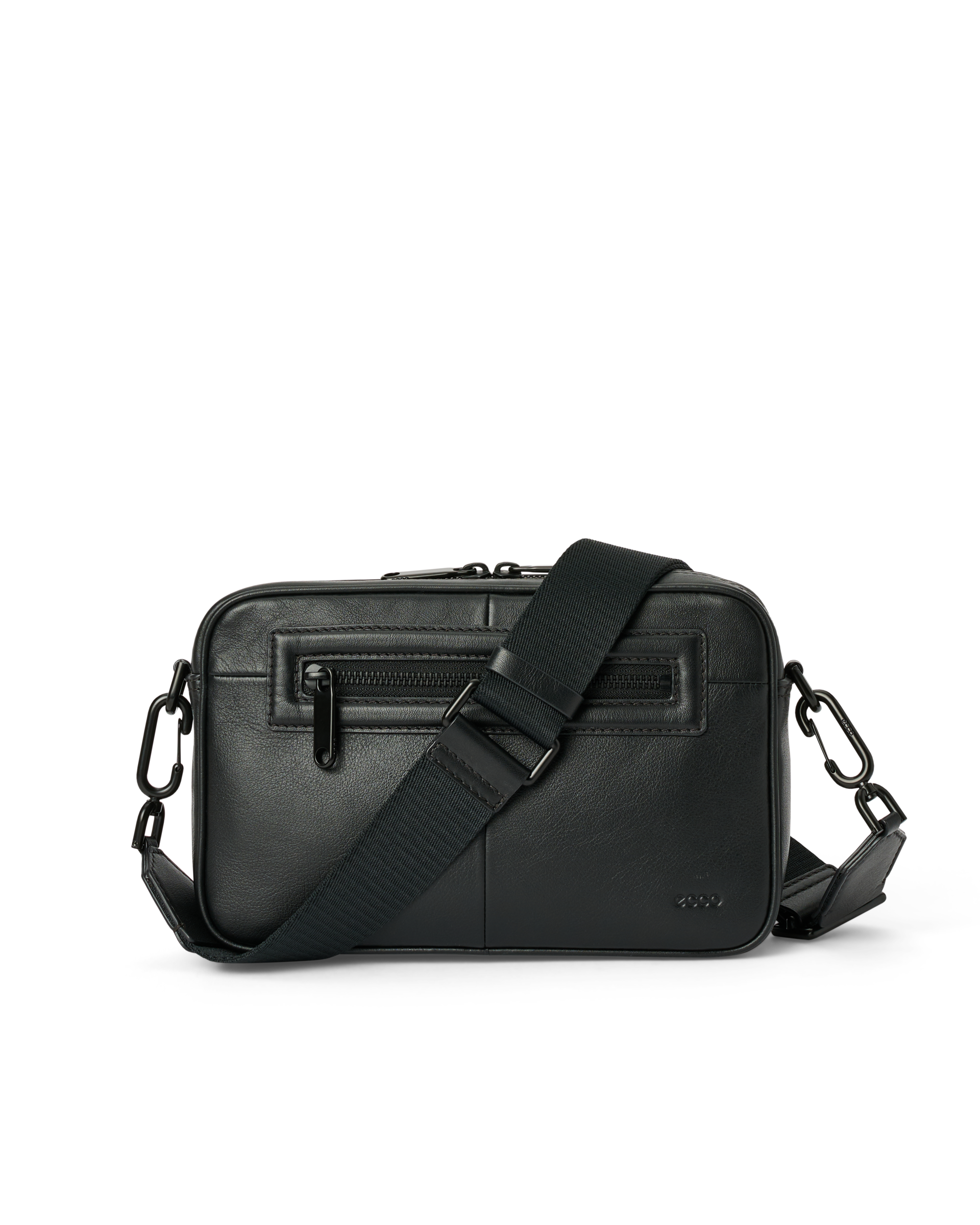 ECCO Axis EW Crossbody - Skuldertaske i læder til herrer - Sort