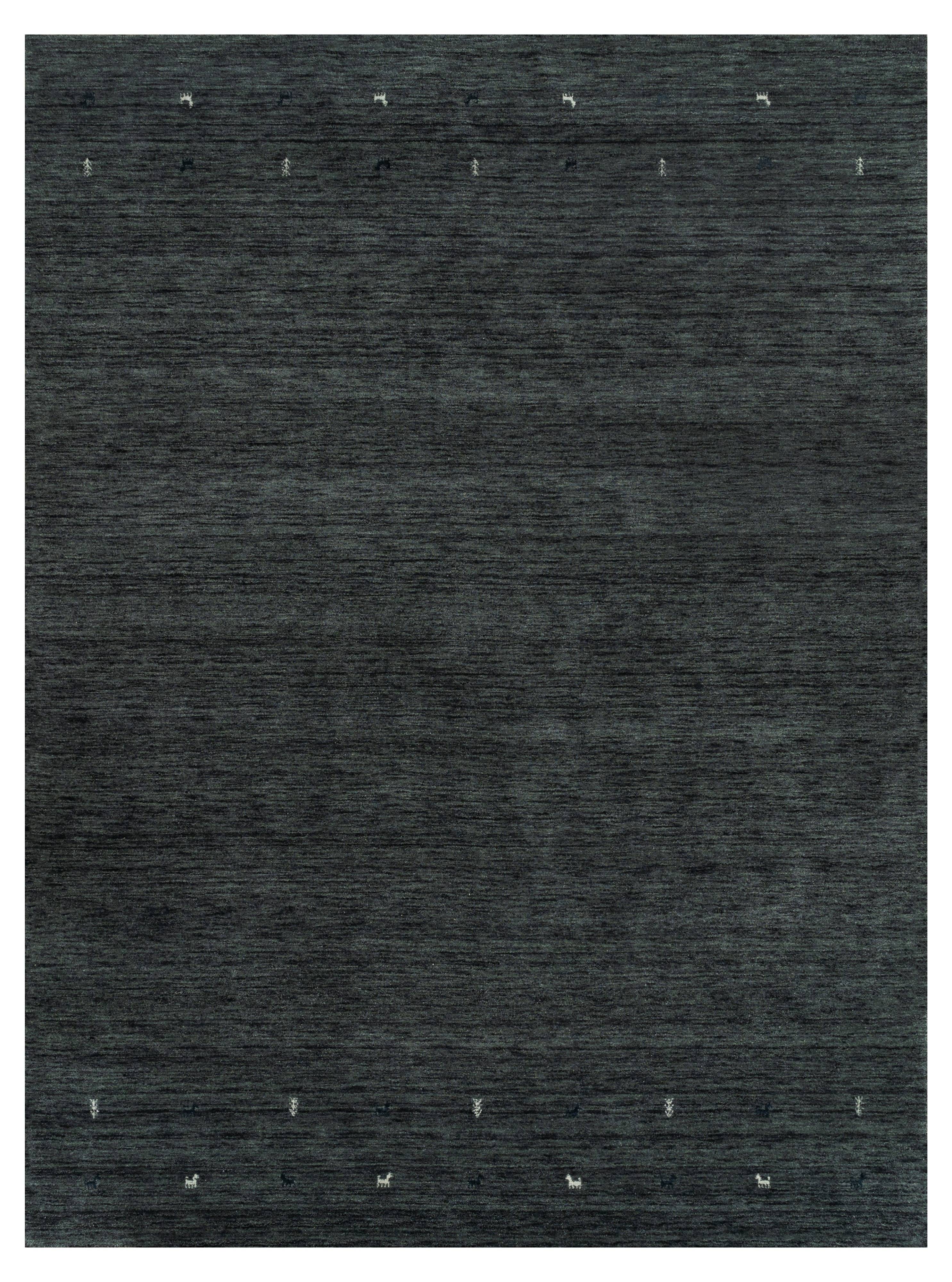 Gabbeh loom - Svart / Grå Matta 300x400 Modern Matta Svart / Grå
