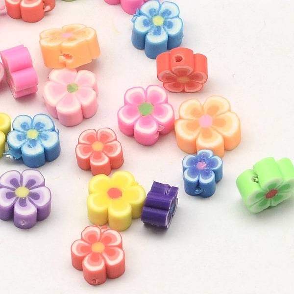 Handgemachten Polymer Clay Blumen Pflaumenblüte Perlen