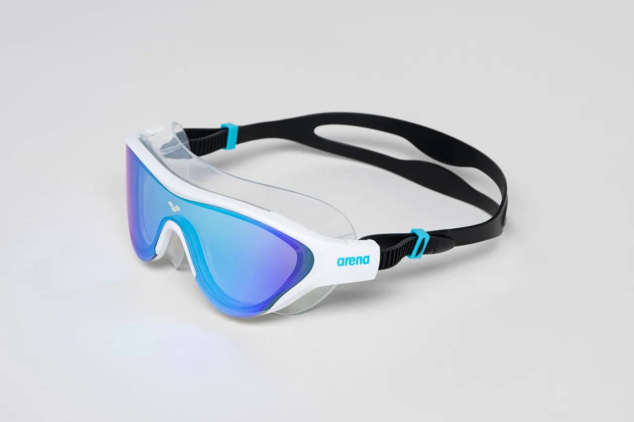 Arena The One Mask Mirror (Blue/White/Black)
