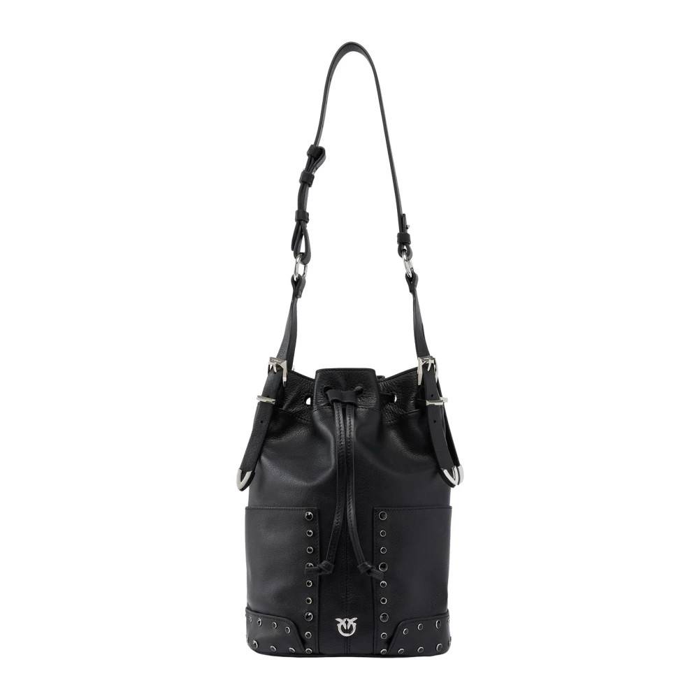 PINKO Skuldertaske - Tasker - Dame - Sort - ONE SIZE - Uld