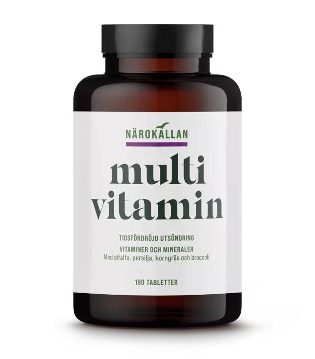 Närokällan Multivitamin Tidsfördröjd 180 Tabletter