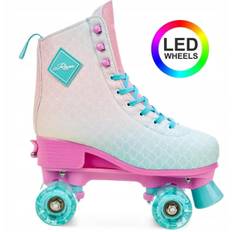 Raven MIDES LED-hjul Side-by-Side Rulleskøjte - Justerbar over hele 4 Sko-numre! Str. 35-38