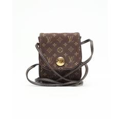 Louis Vuitton Ebene Monogram Mini Lin Canvas Pochette - Brown (11,5x9x3,5 cm)
