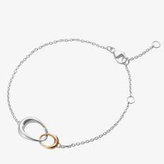 Georg Jensen Offspring Rose Gold Plated Interlocking Bracelet 10012371