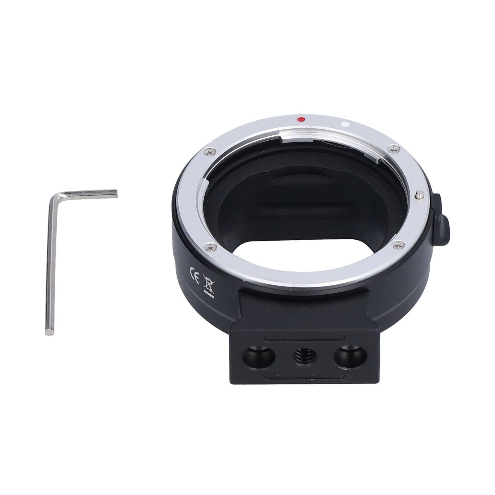 NEWYI EFEOS R Elektronisk Autofokus Kameraobjektiv Bajonettadapterring för Canon EFS-objektiv till EOS RF
