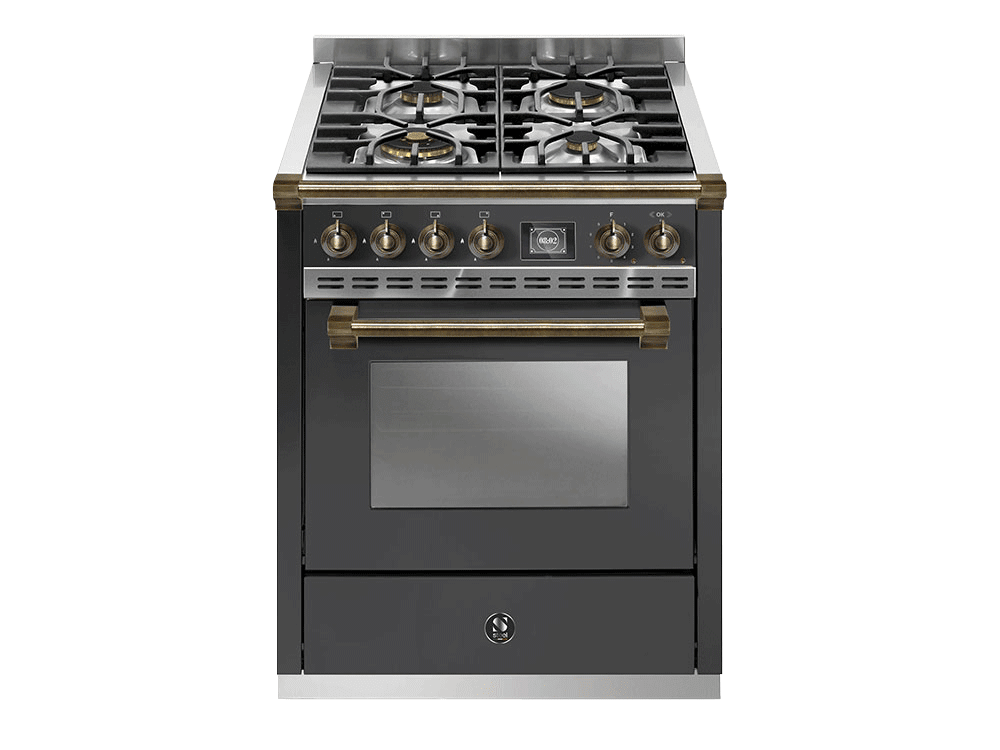 Ascot - Combi-steam - Gasspis 70 cm (1 ugn) (Antracite/Bronze)