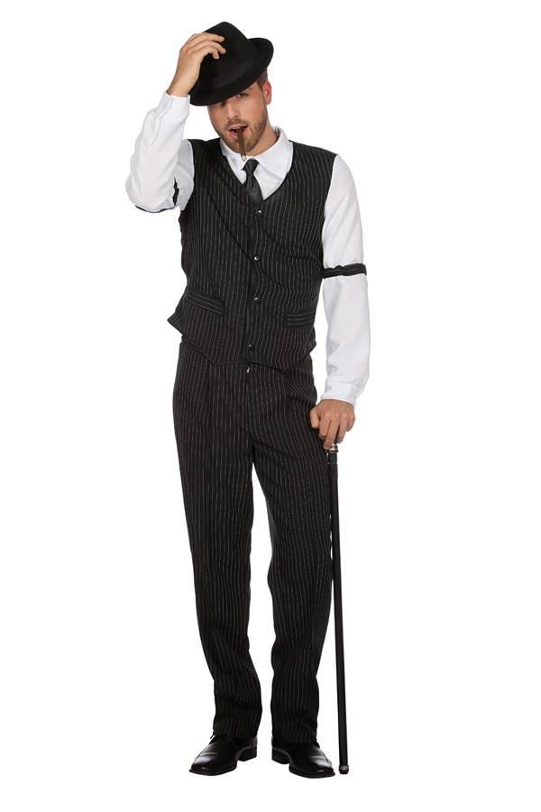 Klassisk Gangster Kostume