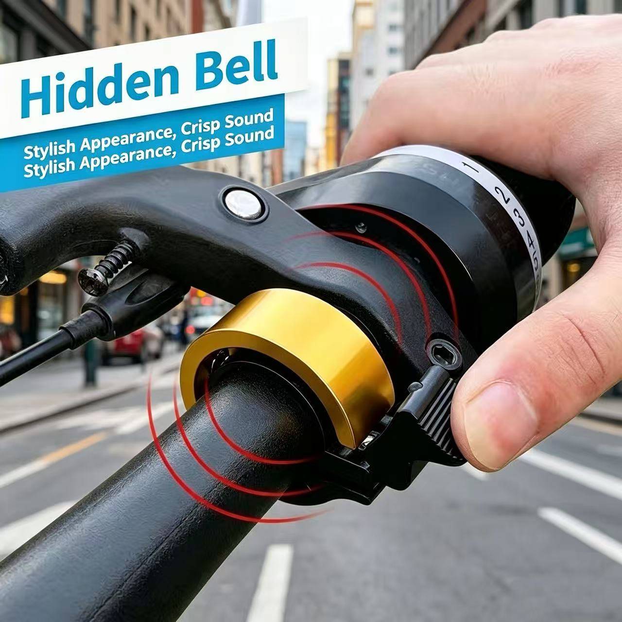 MTB Bicycle Bell Alloy Bike Ring Sound Beep Timbre Alarm Cycling Handlebar Call - Bicycle Accessories
