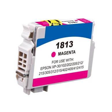 Bläckpatron, ersätter Epson 18XL Magenta