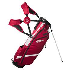 Wilson QS Golf Stand Bag - Red/White/Black