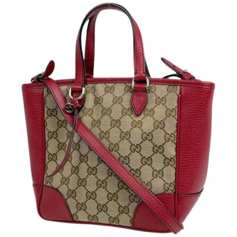 Gucci Vintage Pre-owned Canvas Mini Bag - Vintage - Dame - Flerfarvet - ONE SIZE - Læder