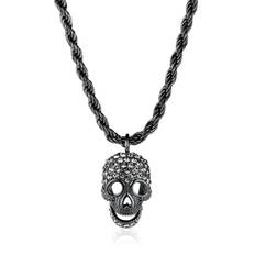 Halsband, Cordell Skull (Grå)