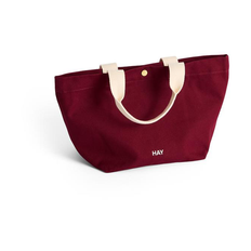 HAY Everyday tygväska mini Burgundy - Röd