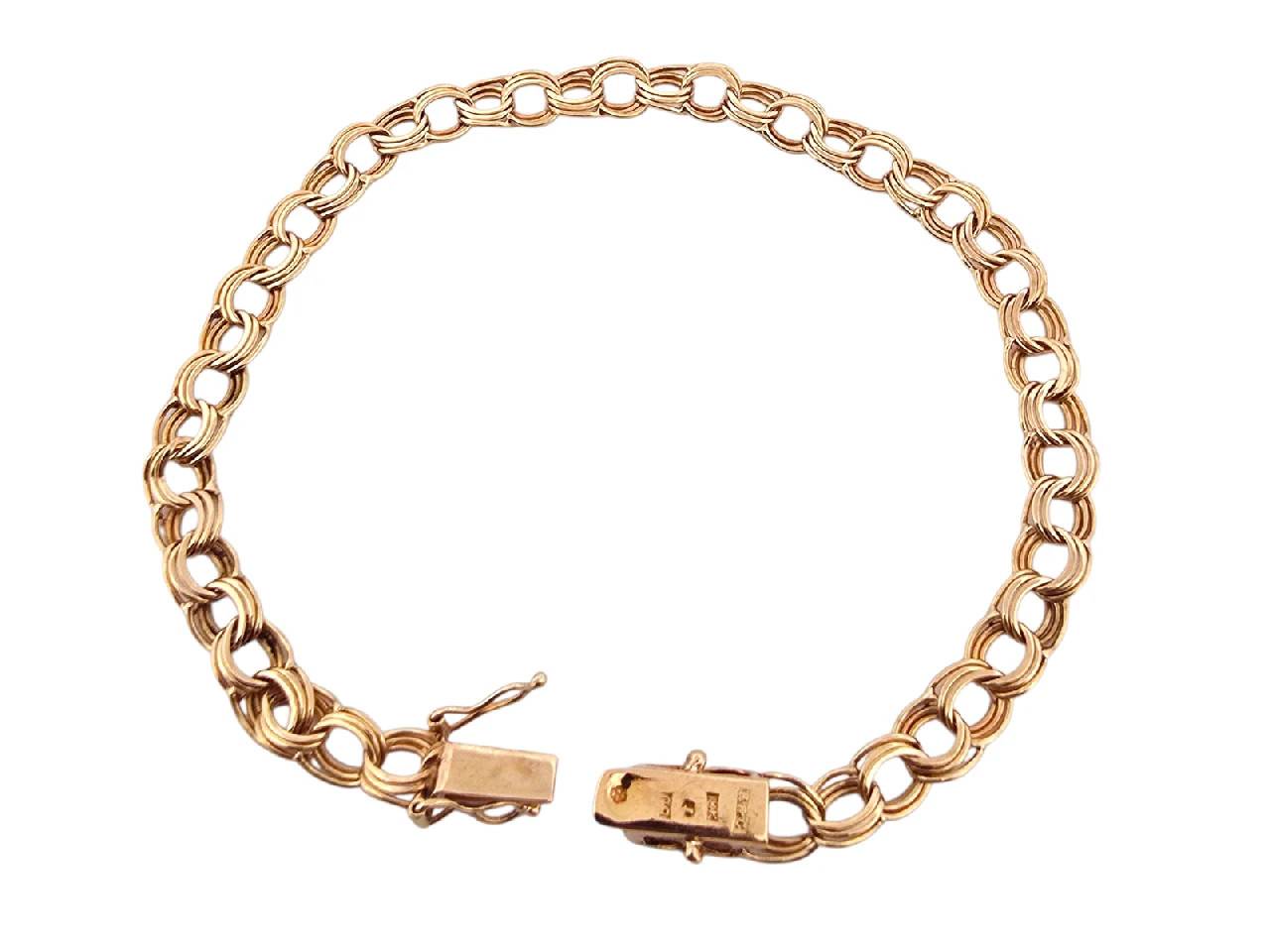 18k Bismarck armband 6,6 gram 19cm