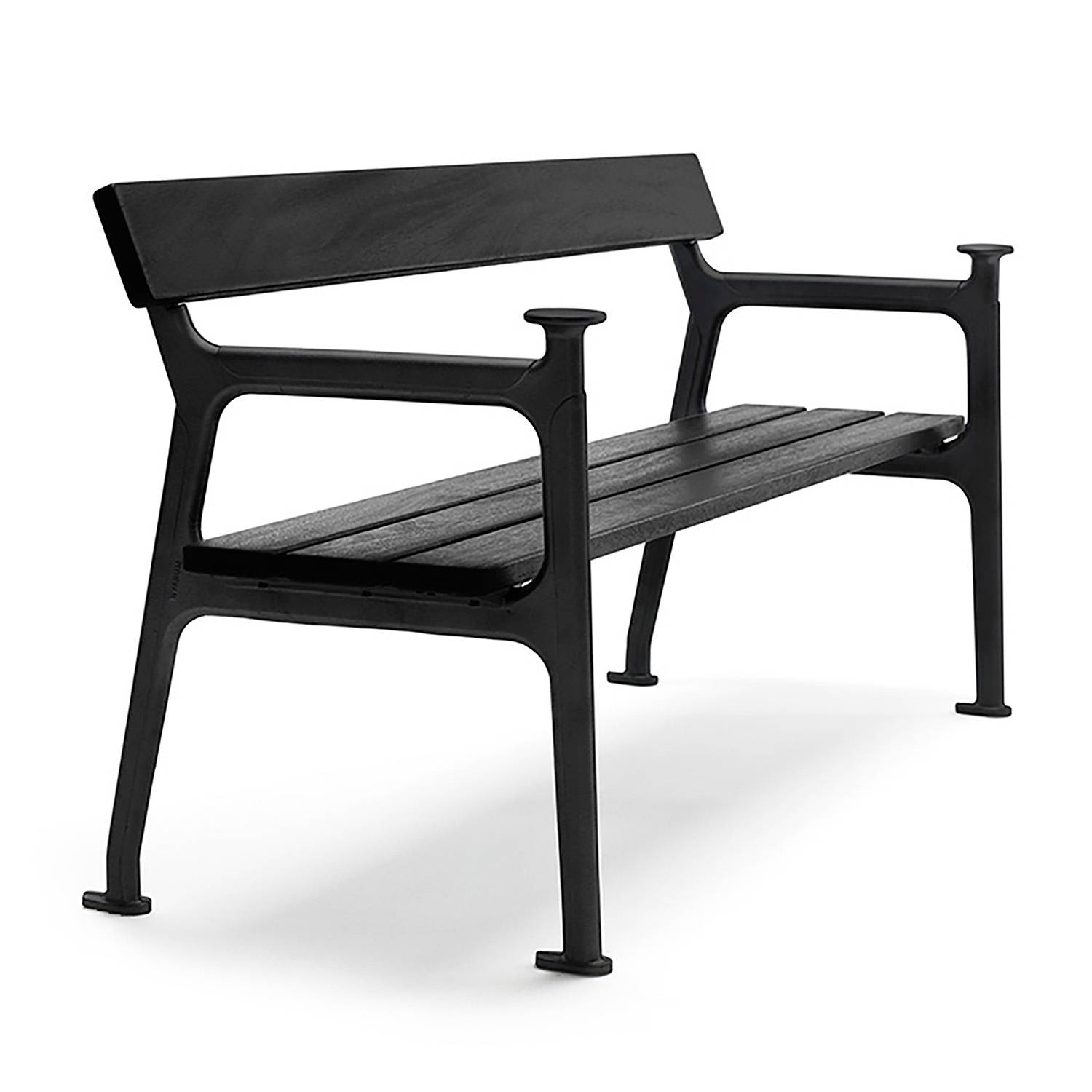 Vilamoura parksoffa - Svart/Silver