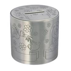 Noa Kids - Barnedåb Sparebøsse - Noa Kids - Fortinnet sparebøsse med dåbsmotiver - 92015276844