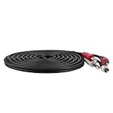 1/4 Till 1/4 Ljudkabel, Ljudkablar för Högtalare 1/4 Högtalarkabel Dual Color 2PCS 6,35 Till Connector Kabel 6,35 Mm 1/4'' Tum Jack Plug för KTV (#3)