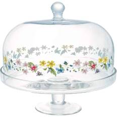 GreenGate Cake Stand Karolina White with Lid Large