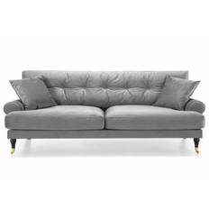 Bloomington Andrew 3-sits Soffa - Brun 3 sits soffa Sammet