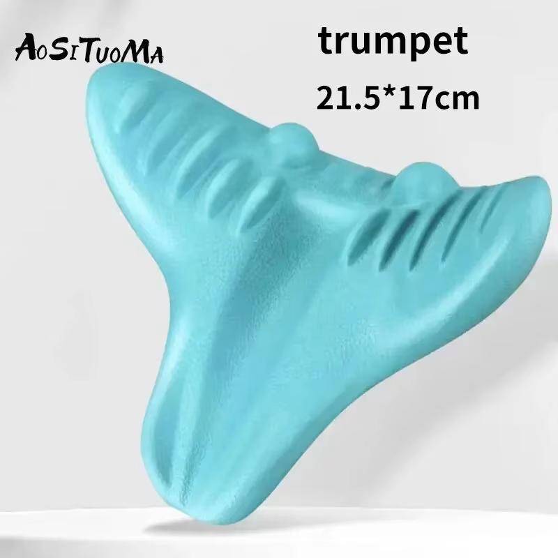 1PC Cervical Traction Pillow Neck Massager For Spine Alignment Shoulder Pain Relief Muscle Relaxer