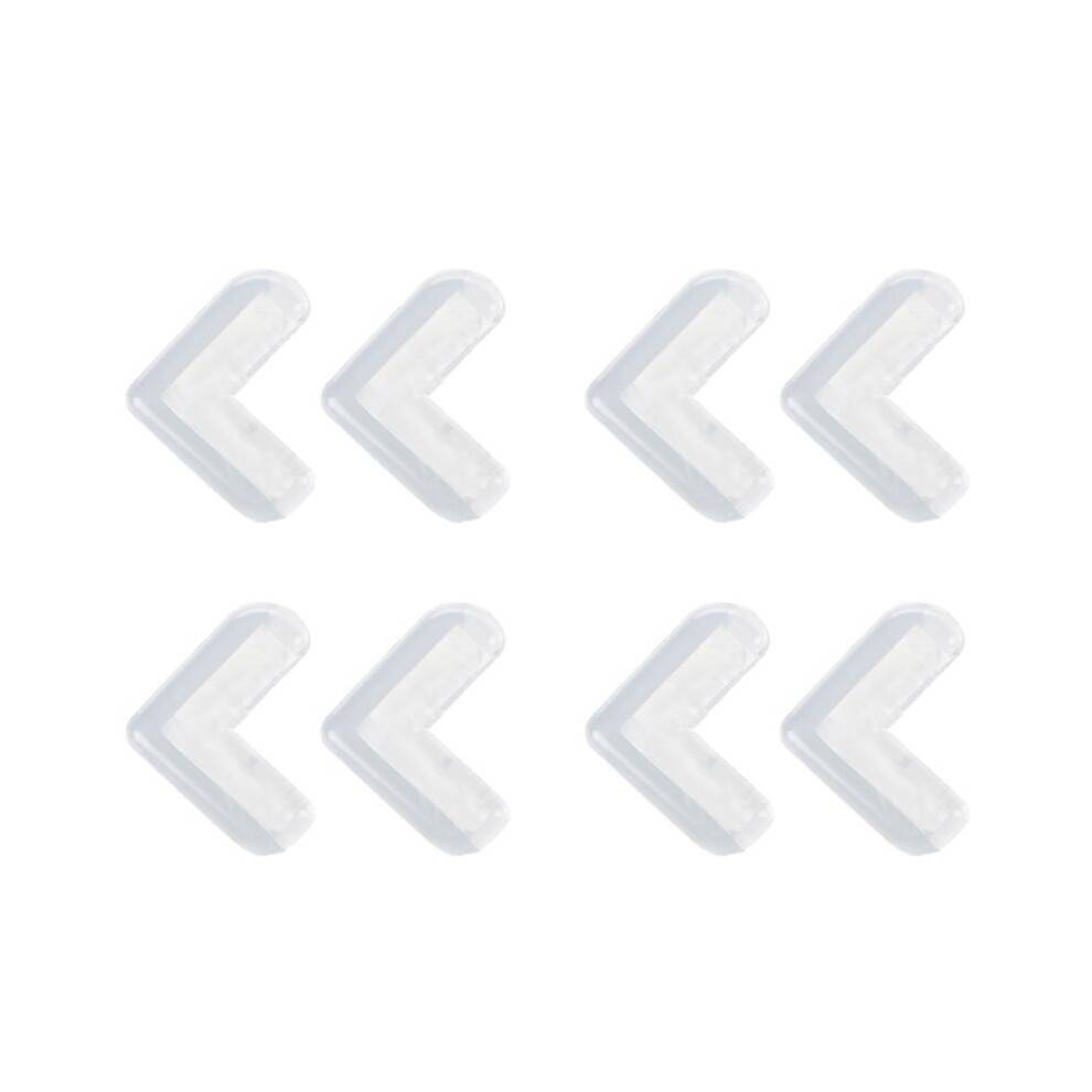 Baby Safety Soft Silicone Shelves Desk Cupboard Corner Protector 8 Pcs