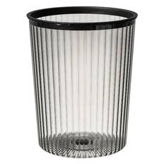 Transparent Trash Can Large Capacity Pressing Ring Design Modern Clear Waste Bin for Kitchen