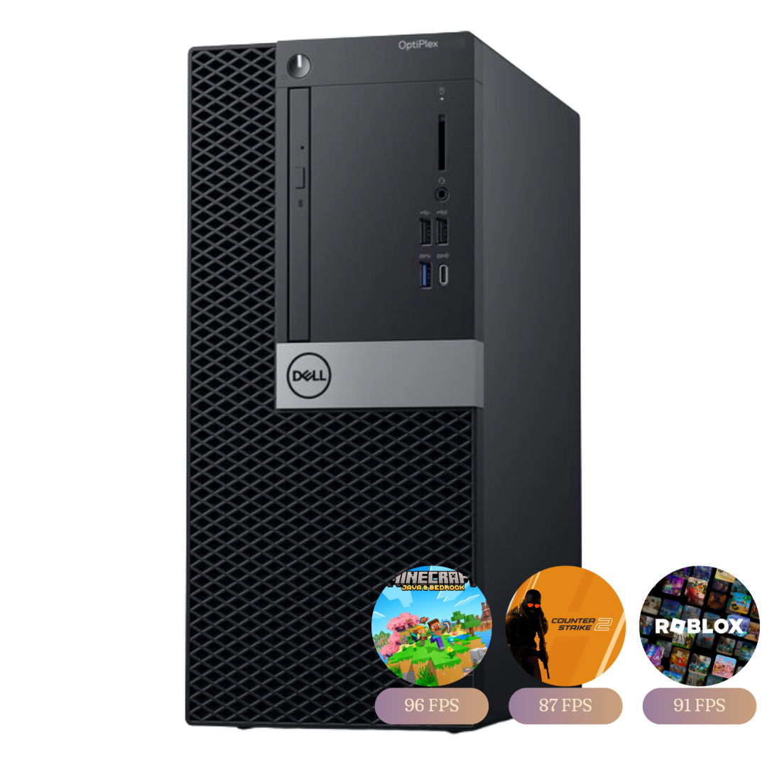 Gaming Desktop / Dell OptiPlex 7070 / GTX 1650 4GB / Intel Core i7-9700 / 32GB / 512GB