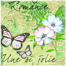 Jolie middagsserviet 1/4 fold 40x40cm airlaid flerfarvet