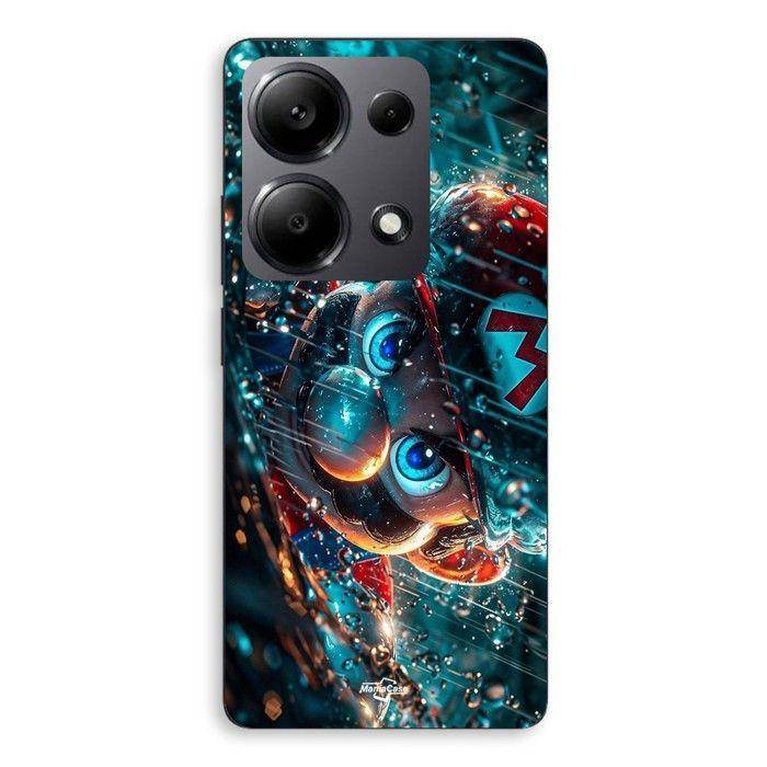 Coque de téléphone - MANIACASE - Xiaomi Redmi Note 13 Pro 4G - Silicone - Souple - Super Mario Fan art