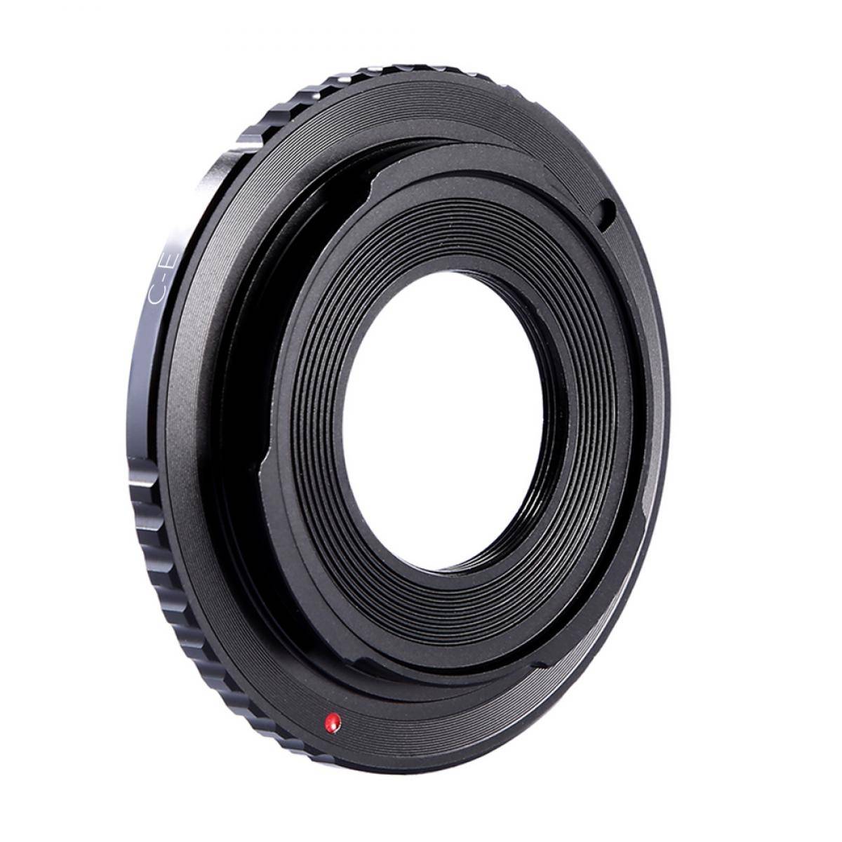 KENTFAITH C-NEX Lens Adapter Manual Focus Compatible C Mount Lenses for Sony E Camera Body
