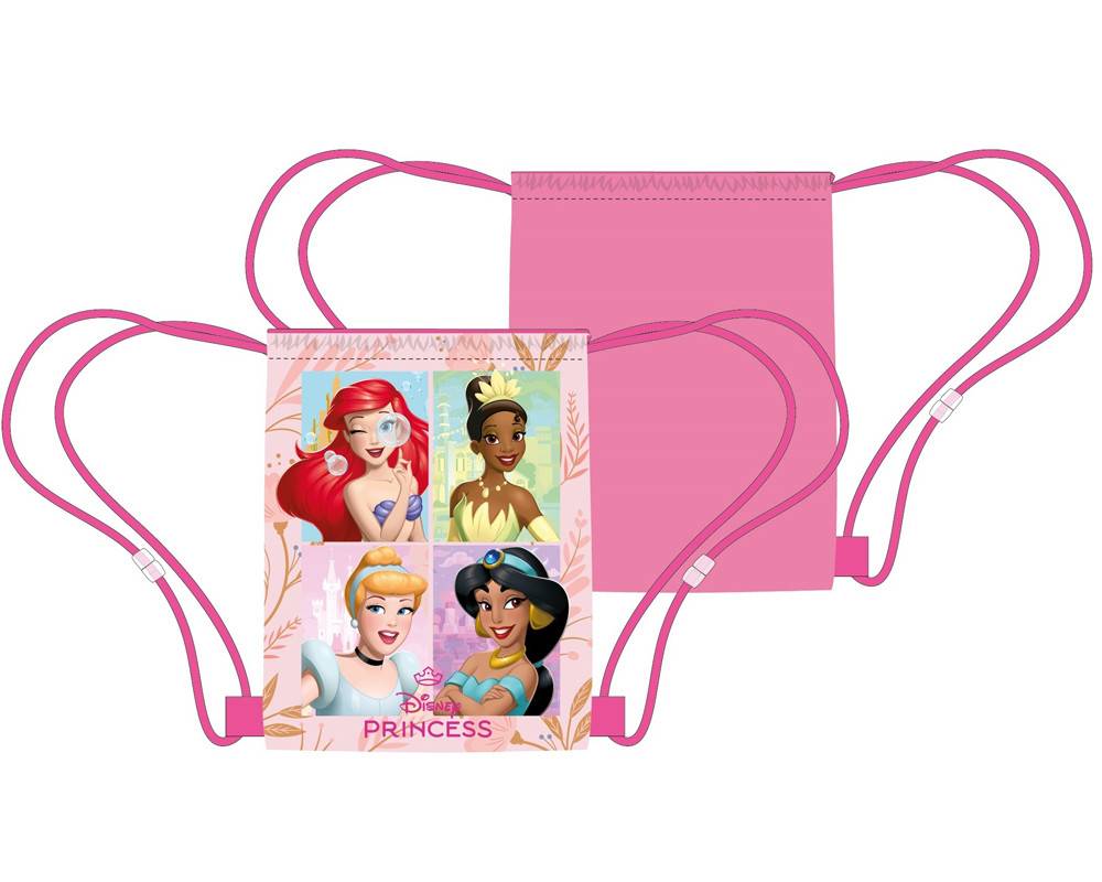 Disney Princess Castle Cuties sportväska, träningsryggsäck 40 cm