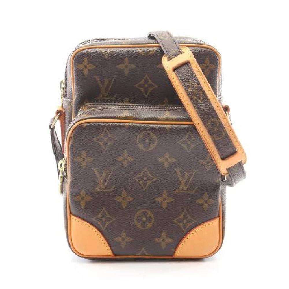 Louis Vuitton Vintage Pre-owned Amazon Monogram Coated Canvas Shoulder Bag - Vintage - Dame - Brun - ONE SIZE - Uld