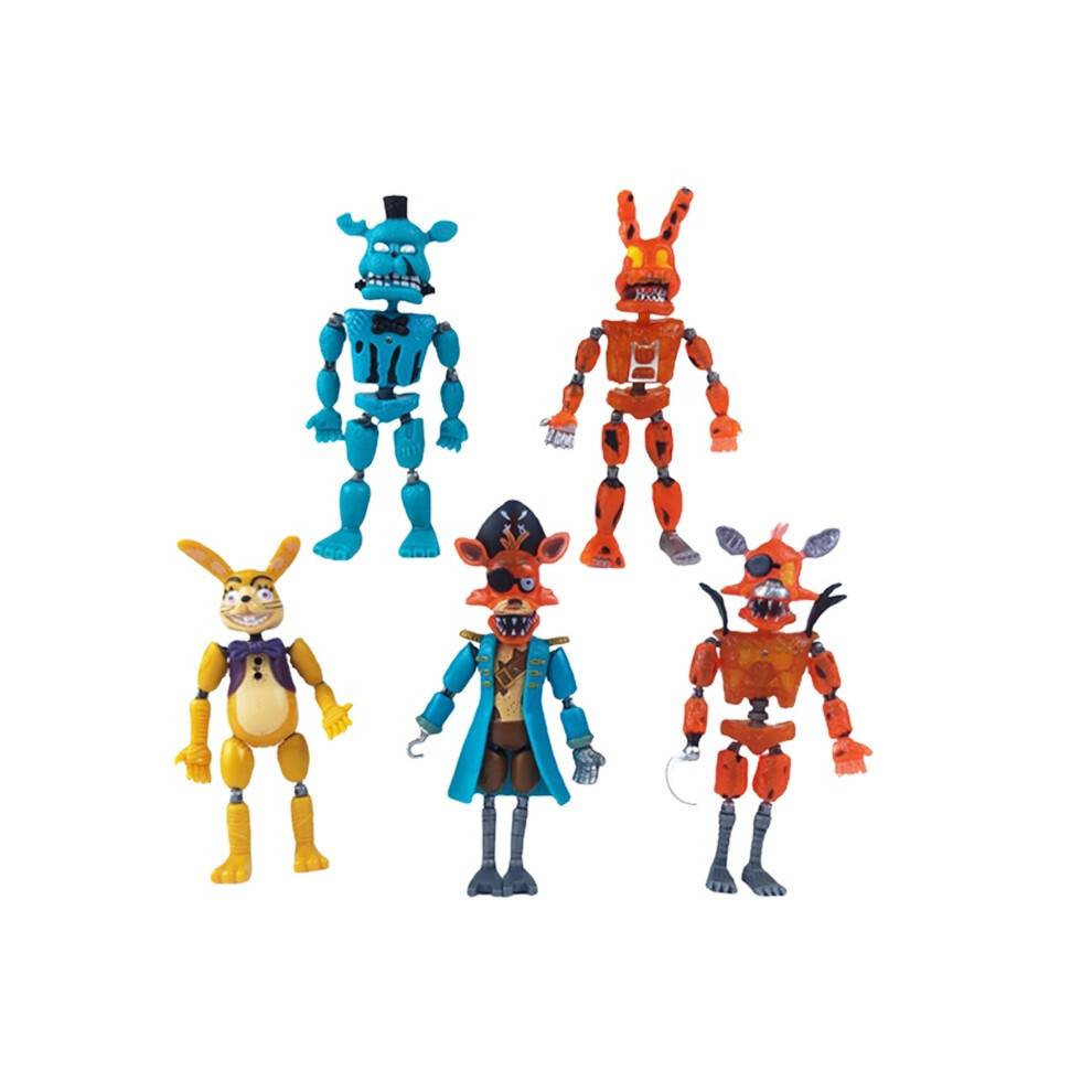 (version 5pcs)Set Fnaf Action Figure Security Breach Five Nights At Freddys Action Toy Figure