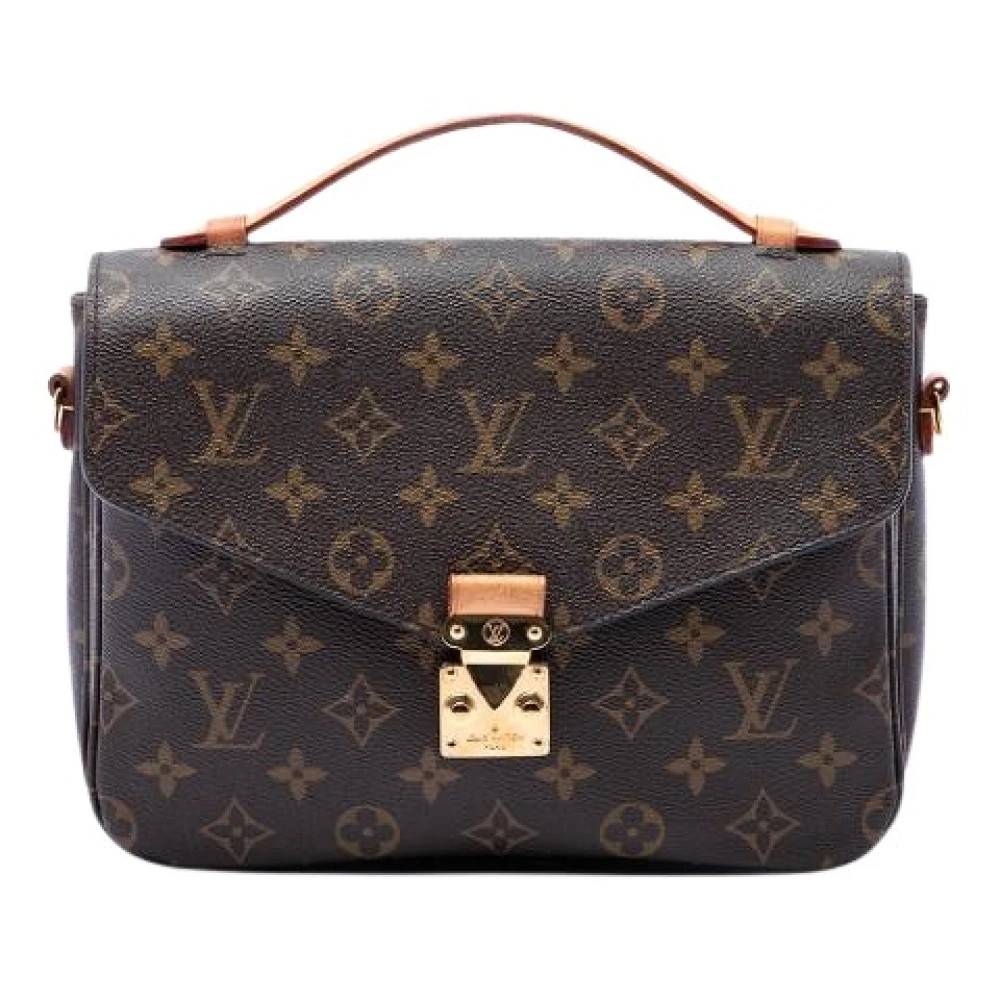 Louis Vuitton Vintage Pre-owned Pochette Metis - Vintage - Dame - Brun - ONE SIZE - Læder