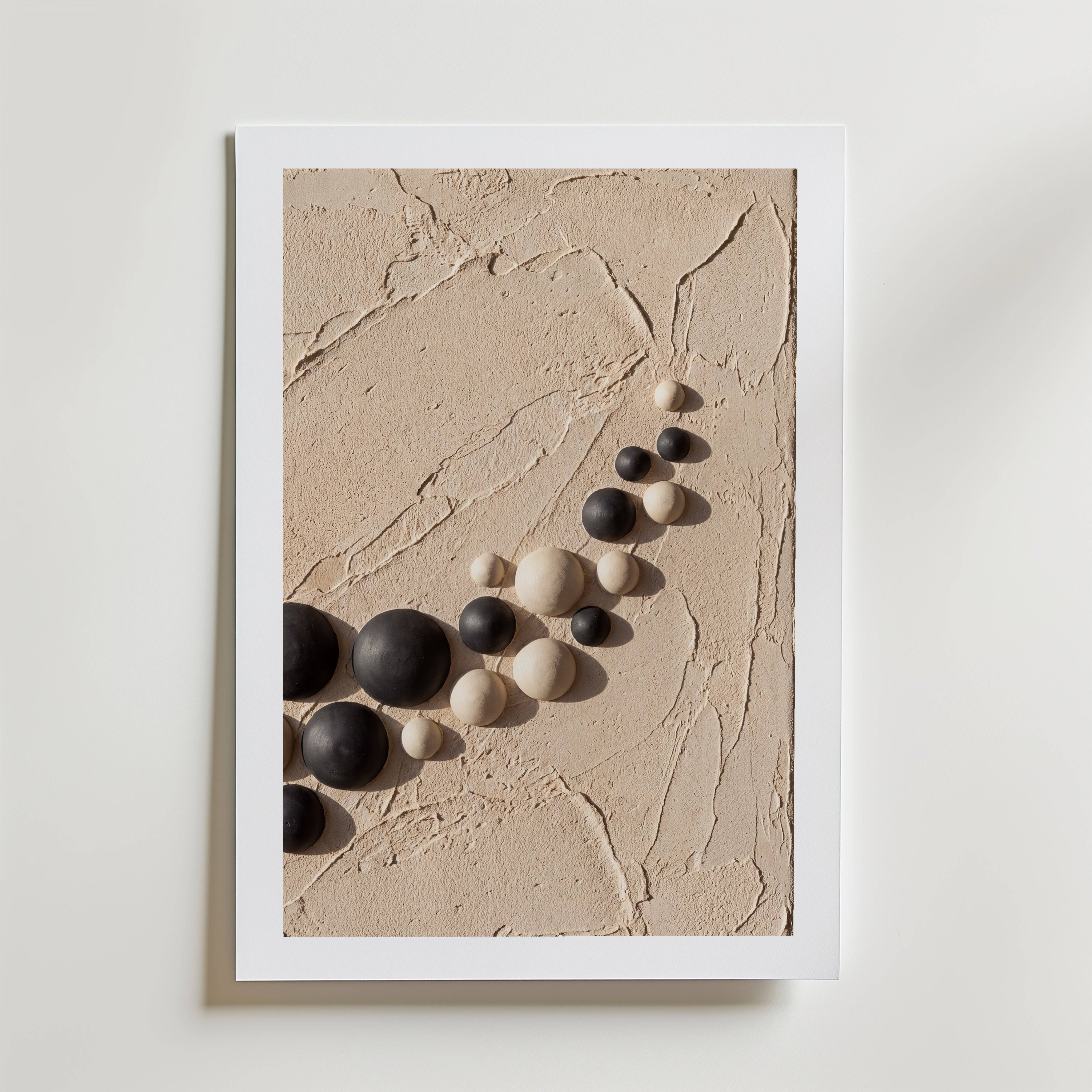Un-Ami Cairn - Premium Canvas 100x140 cm Med passepartout