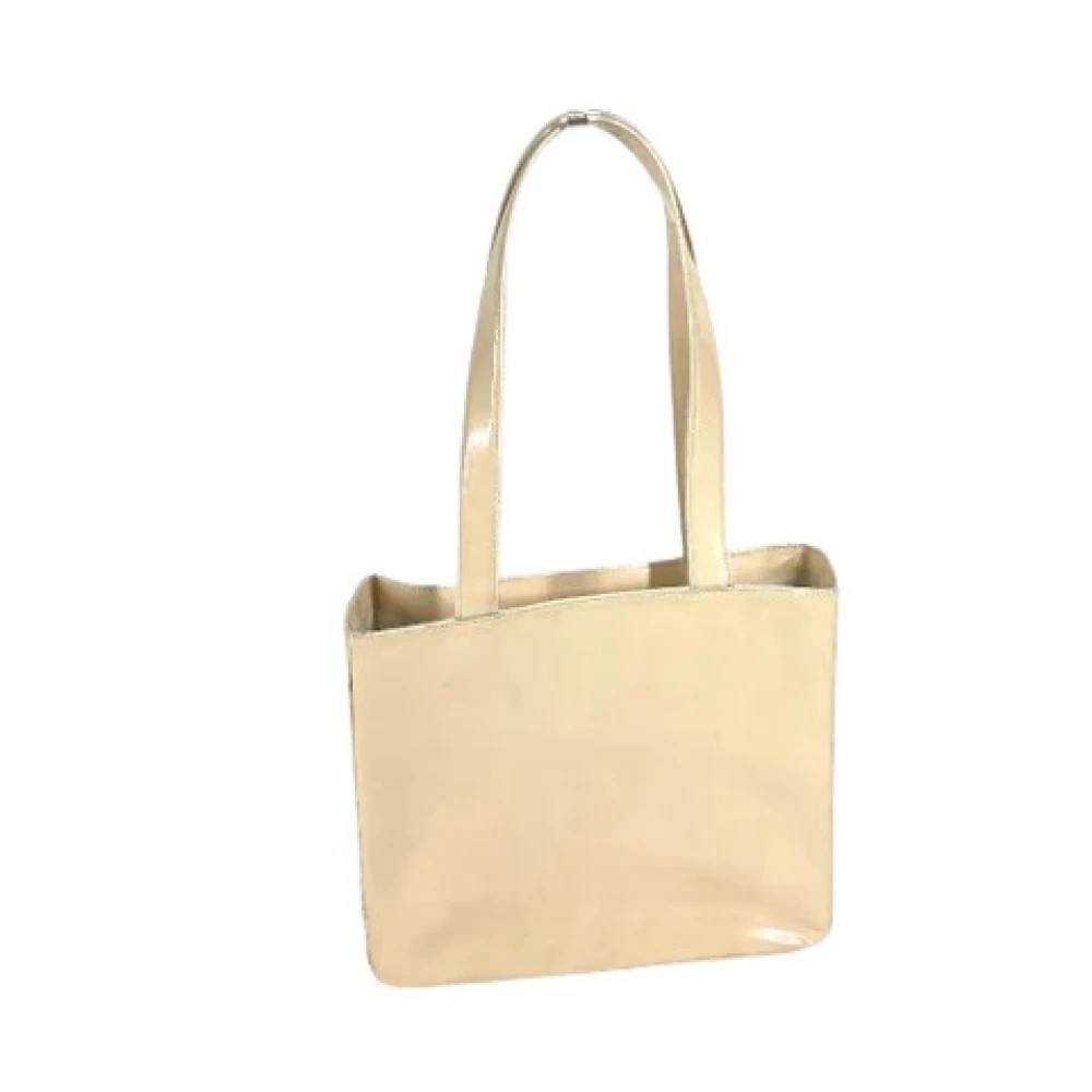 Chanel Vintage Pre-owned Laeder chanel-tasker - Vintage - Dame - Beige - ONE SIZE -