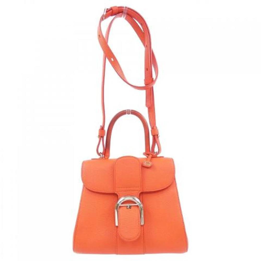 Delvaux Pre-owned Pre-owned Brillant Bag - Vintage - Dame - Orange - ONE SIZE - Uld