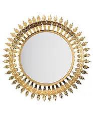Väggspegel VOREY 60 cm 60 cm Metall Guld