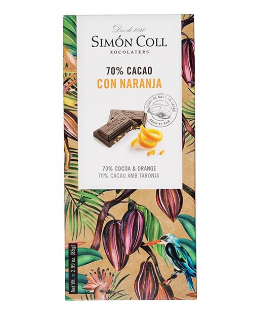Mørk Chokolade med Appelsin - 70%
