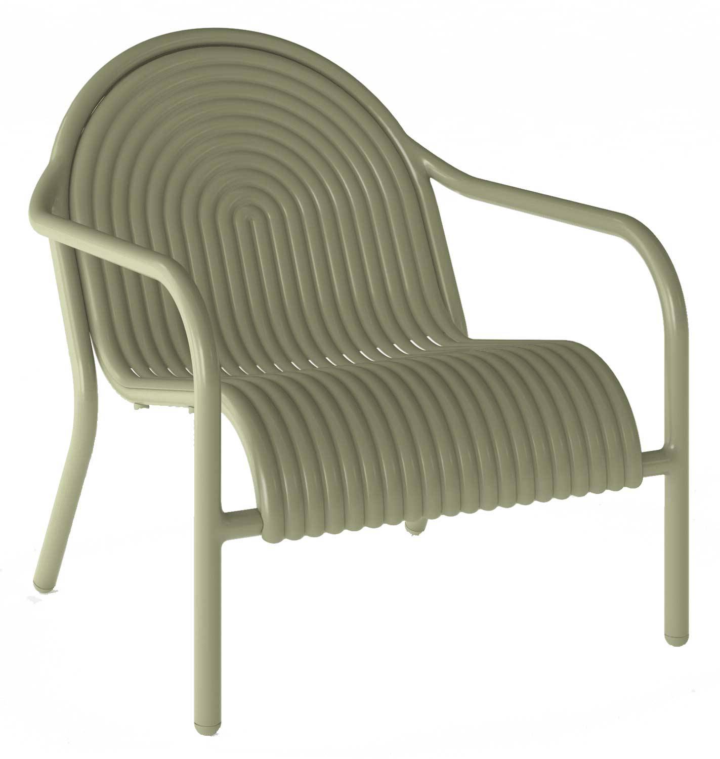 Tom Dixon - Groove Loungefåtölj Moss