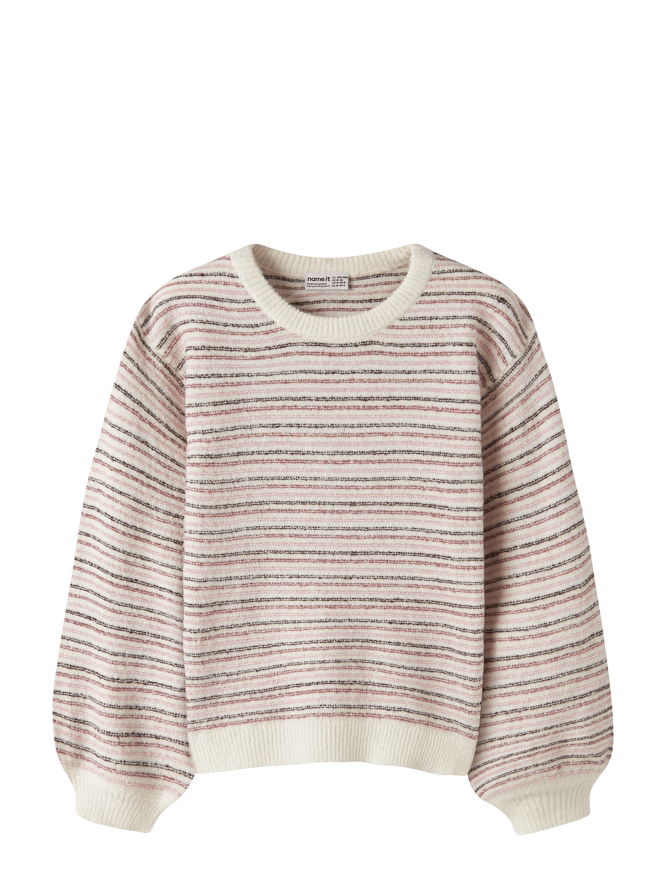name it Nkfnoelle Ls Knit - Cream - 122-128