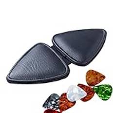 Maciun gitarrplektrum | svart förvaringsväska för gitarrplektrum | gitarrplektrum väska, gitarrtillbehör, visningsfodral för förvaring, Svart, Refer to, Unisex